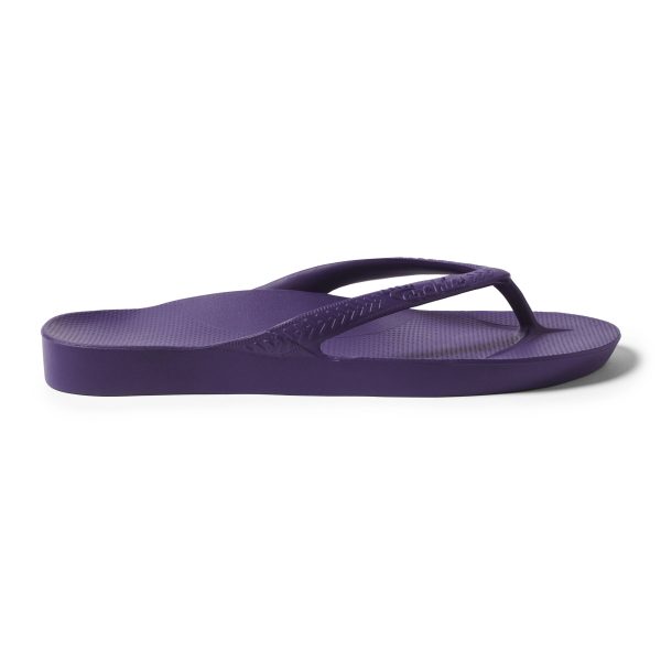 Arch Support Flip Flops - Classic - Acai Purple
